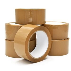 6 Pack - 48mm (2 Inch) x 60 Meter Packaging Tape - Brown