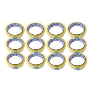 24mm (1inch) x 40m Clear Cellotape - Pack of 12