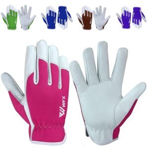 Ladies/Mens Leather Gardening Gloves