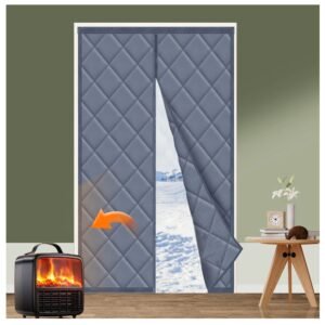 Homebay® Magnetic Thermal Door Curtains - Grey