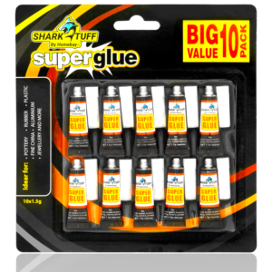 Shark-Tuff® Strong Super Glue Gel - 10 Pack